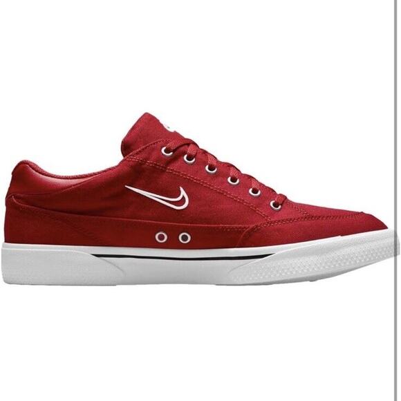 Nike Retro GTS 97 Men’s Low Top Canvas Gym Red Size - 9 - Picture 2 of 5